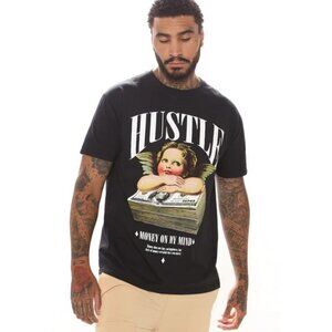 Fashion Nova Men's Mo Money Graphic Short Sleeve T-Shirt - XXL
